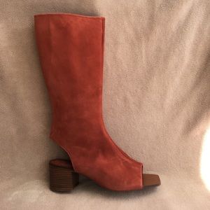 Zara Botin open toe boots. Very rare!